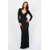 Tfnc Wendy Black Maxi Dress
