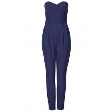 Tfnc Staley Navy Bandeau Jumpsuit