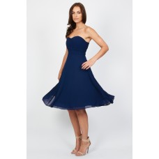 Tfnc Debutante Navy Midi Dress