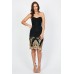 Tfnc Lila Black Midi Dress