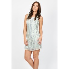 Lace & Beads Hilton Mint Embellished Dress