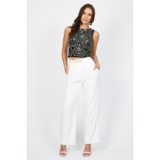Tfnc Cheryl White Trousers