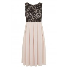 Tfnc Mia Beige Skater Dress