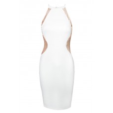 Tfnc Sofia White Sequin Midi Dress