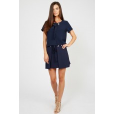 Tfnc Lyn Navy Mini Skirt