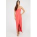 Tfnc Layla Coral Midi Dress