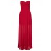 Tfnc Elida Red Chiffon Maxi Dress