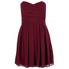 Tfnc Elida Berry Chiffon Dress