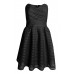 Tfnc Charlee Black Bandeau Dress