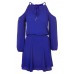 Walg Cold Shoulder Boho Dress