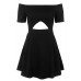 Walg Off The Shoulder Cut Out Dress
