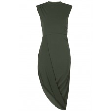 Walg High Neck Drape Dress