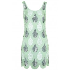 Lace & Beads Angela Green Sequin Dress