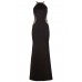 Tfnc Sofia Gold Lace Maxi Dress