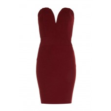 Tfnc Halo Wine Mini Dress