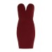Tfnc Halo Wine Mini Dress