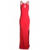 Tfnc Samantha Red Maxi Embellished Dress