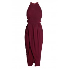 Tfnc Serene Cut Out Wine Dress
