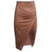 Tfnc Leena Tan Midi Skirt