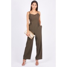 Tfnc Suzi Khaki Jumpsuit