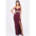 Tfnc Madalena Wine Maxi Dress