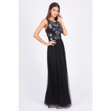 Lace & Beads Hannah Navy Maxi Dress