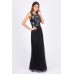 Lace & Beads Hannah Navy Maxi Dress