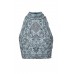 Lace & Beads Paula Grey Top