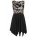 Tfnc Nancy Black Sequin Dress