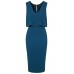 Tfnc Nathe Blue Midi Dress
