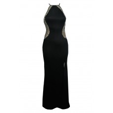 Tfnc Sofia Black Sequin Maxi Dress