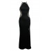 Tfnc Sofia Black Sequin Maxi Dress