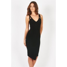 Tfnc Kris Black Bandage Dress