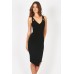 Tfnc Kris Black Bandage Dress