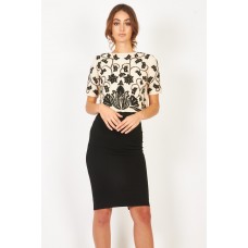 Lace & Beads Bea Beige Top