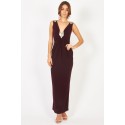 Tfnc Barbara Wine Maxi Dress