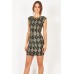 Lace & Beads London Black Embellished Dress