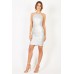 Tfnc Livia Sliver Sequin Dress