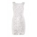 Lace & Beads Marissa White Embellished Dress