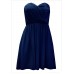 Tfnc Anabella Navy Chiffon Dress