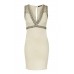 Tfnc Deborah Nude Embellished Dress