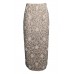 Lace & Beads Vera Taupe Skirt