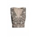Lace & Beads Vera Taupe Top