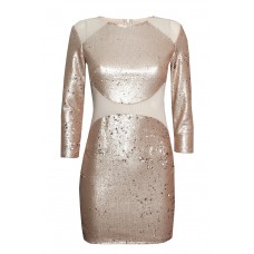 Tfnc Bizzie Pink Sequin Dress