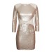 Tfnc Bizzie Pink Sequin Dress