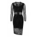Tfnc Swanie Black Bodycon Dress