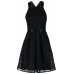 Tfnc Samuelia Black Floral Dress
