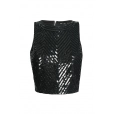 Lace & Beads Georgian Black Top
