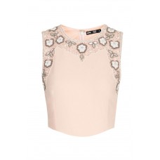 Lace & Beads Becky Pink Top