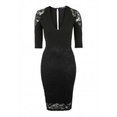 Tfnc Mariette Black Bodycon Dress